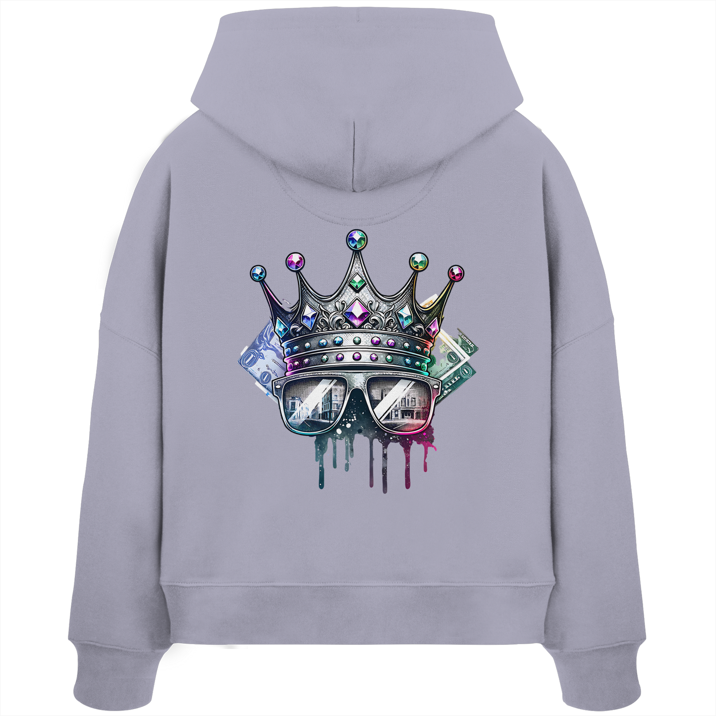 Royal Hustle - Womens Organic Boxcut Hoodie