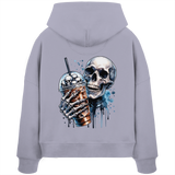 Chill Skull - Womens Organic Boxcut Hoodie