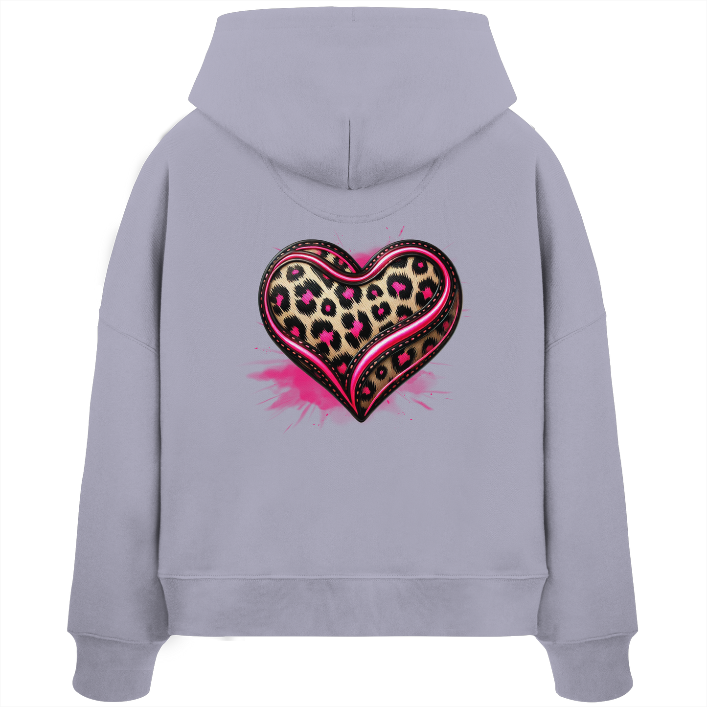 Wild Heart - Womens Organic Boxcut Hoodie