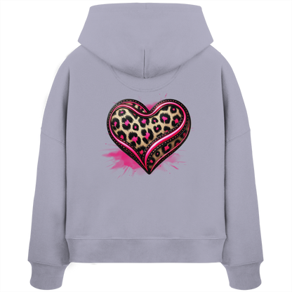 Wild Heart - Womens Organic Boxcut Hoodie