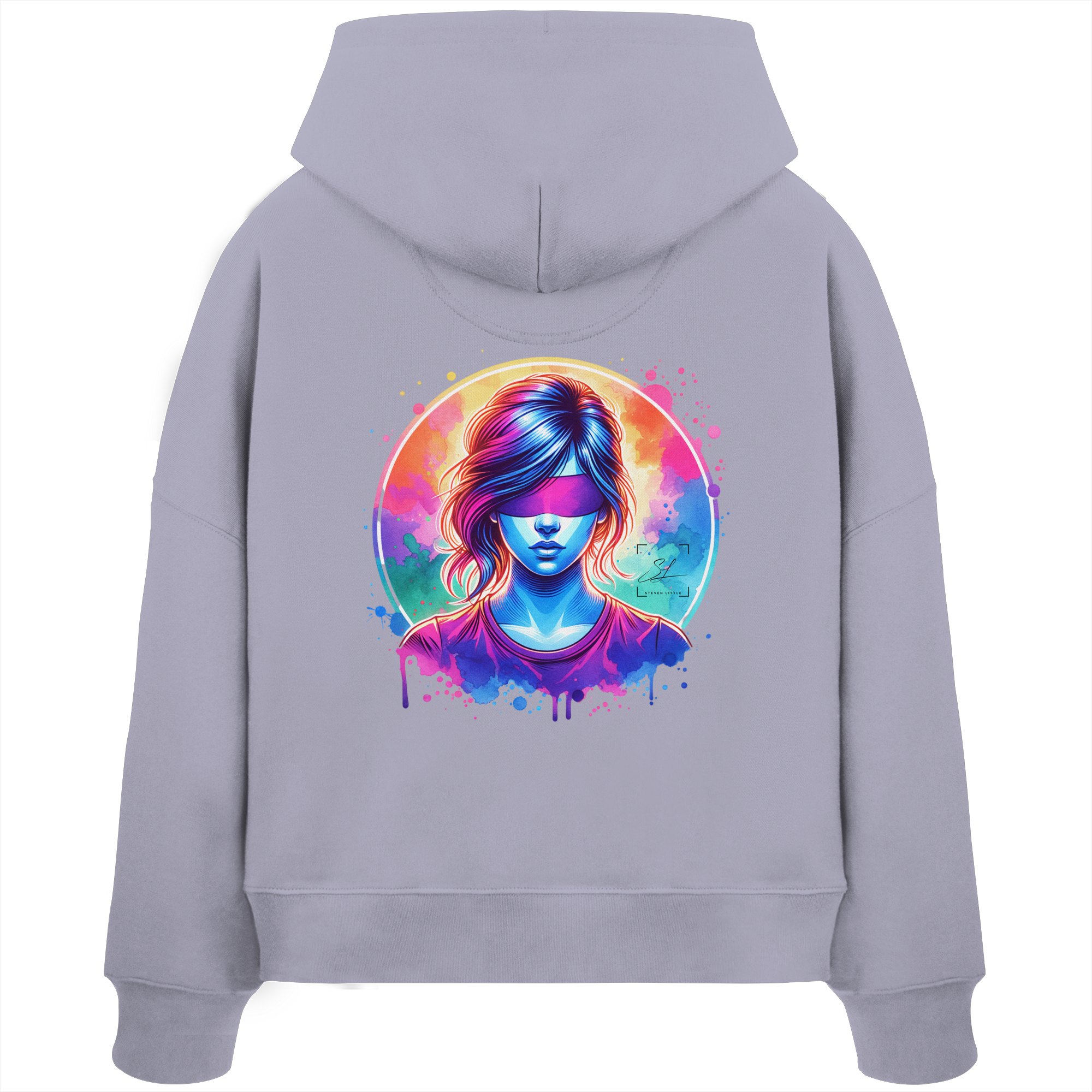 Mystic Vision - Womens Organic Boxcut Hoodie