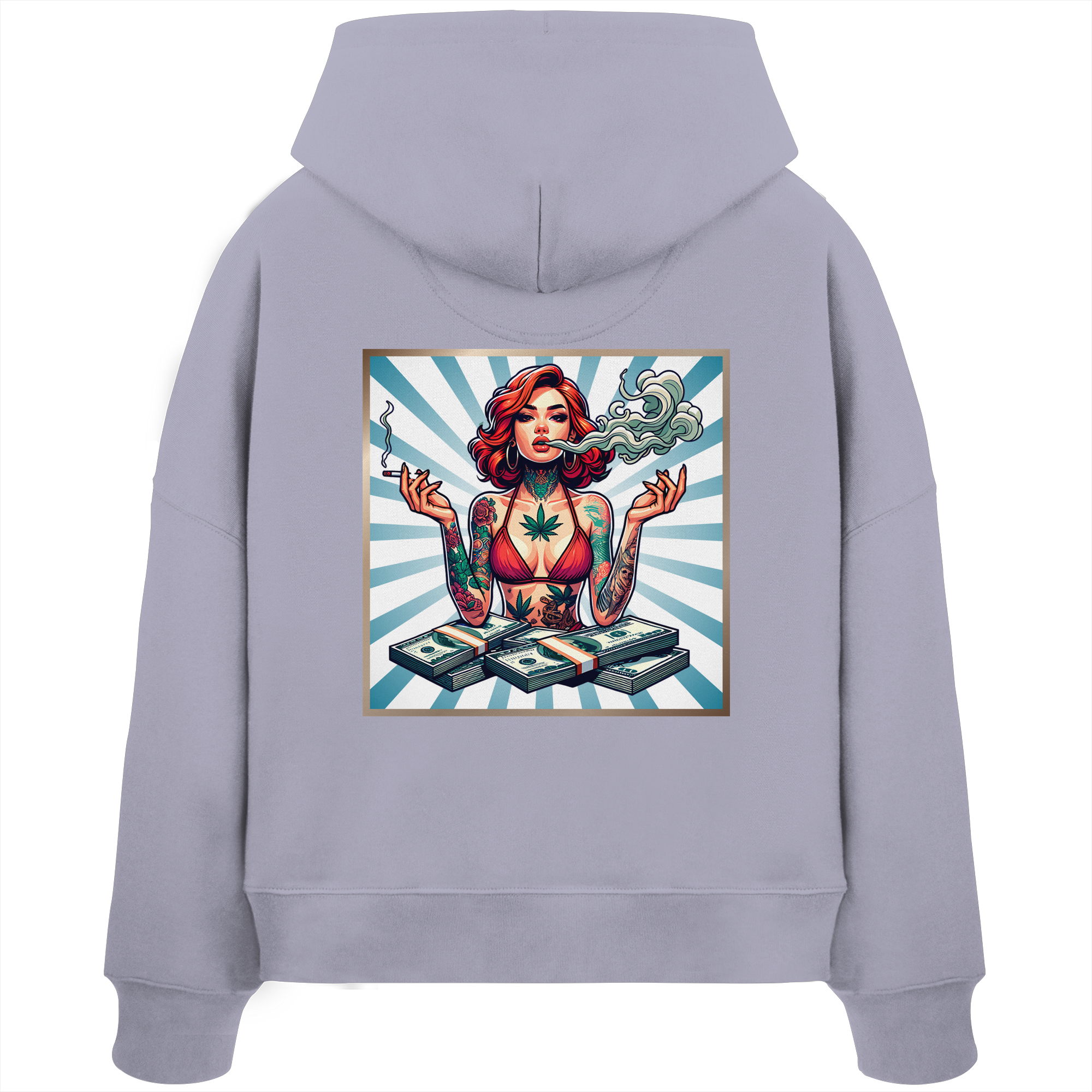 Rebel Rich - Sweat à capuche bio Boxcut pour femme