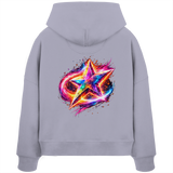 Inferno Star - Womens Organic Boxcut Hoodie