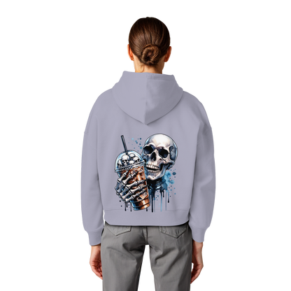 Chill Skull - Womens Organic Boxcut Hoodie