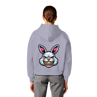 Tooth Bunny - Womens Organic Boxcut Hoodie