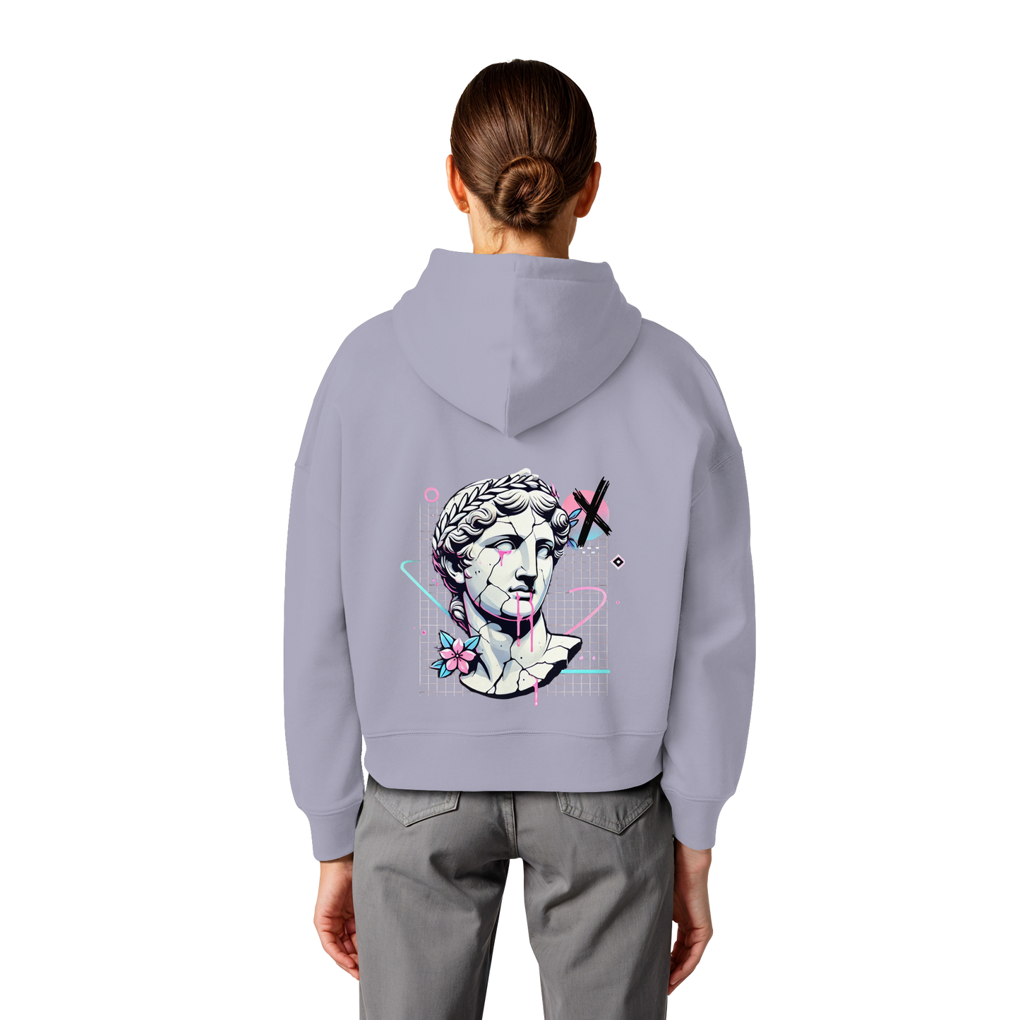 Mystic Head - Womens Organic Boxcut Hoodie