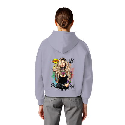 Ink Queen - Womens Organic Boxcut Hoodie