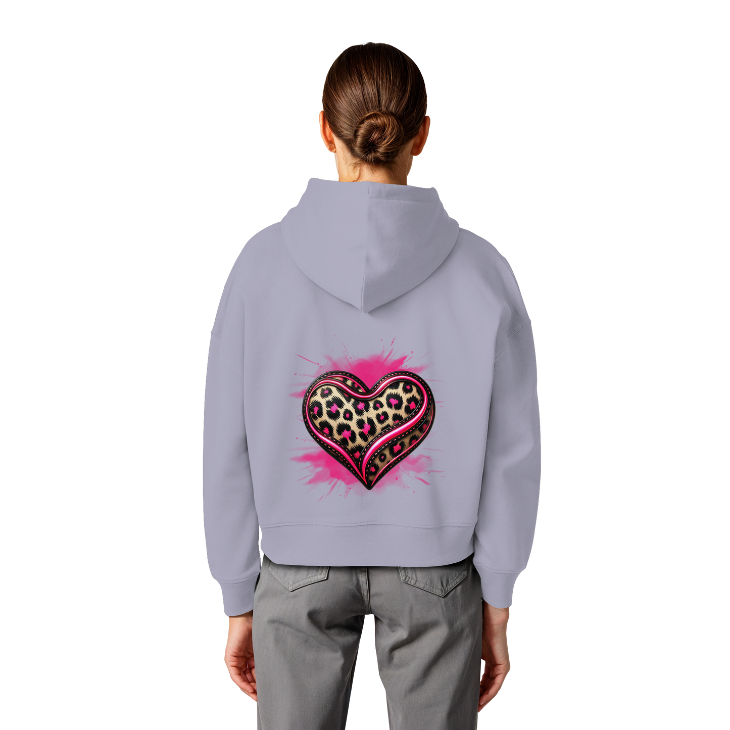 Wild Heart - Womens Organic Boxcut Hoodie