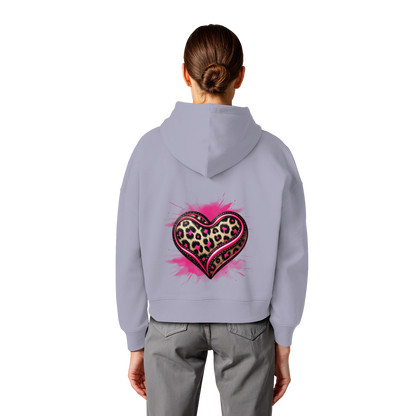 Wild Heart - Womens Organic Boxcut Hoodie
