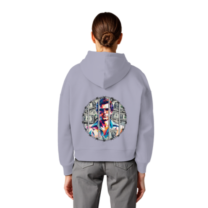 Money Maker - Womens Organic Boxcut Hoodie