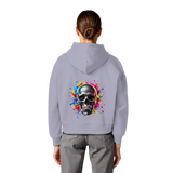 Explosion de vie - Sweat à capuche bio Boxcut pour femme