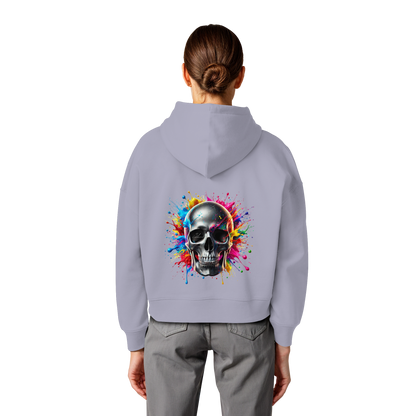 Explosion of Life - Womens Organic Boxcut Hoodie
