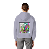 Neon Fresh - Womens Organic Boxcut Hoodie