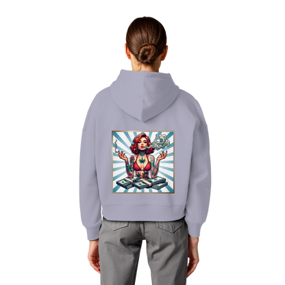 Rebel Rich - Womens Organic Boxcut Hoodie