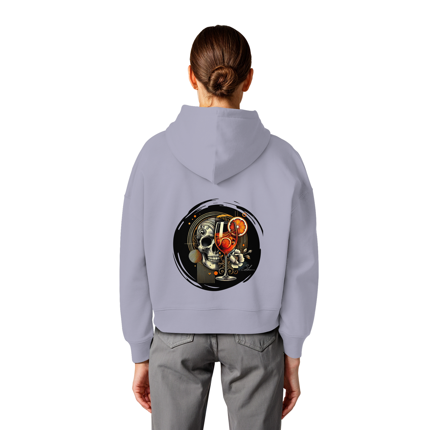 Spirit of the night - Womens Organic Boxcut Hoodie