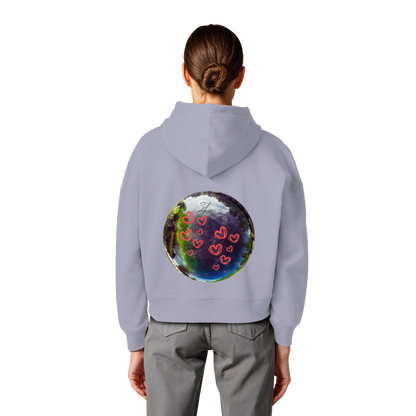 Love our World - Womens Organic Boxcut Hoodie