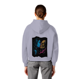 Kissing Skull - Womens Organic Boxcut Hoodie
