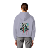 Urban Leopard - Womens Organic Boxcut Hoodie