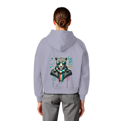 Urban Leopard - Womens Organic Boxcut Hoodie