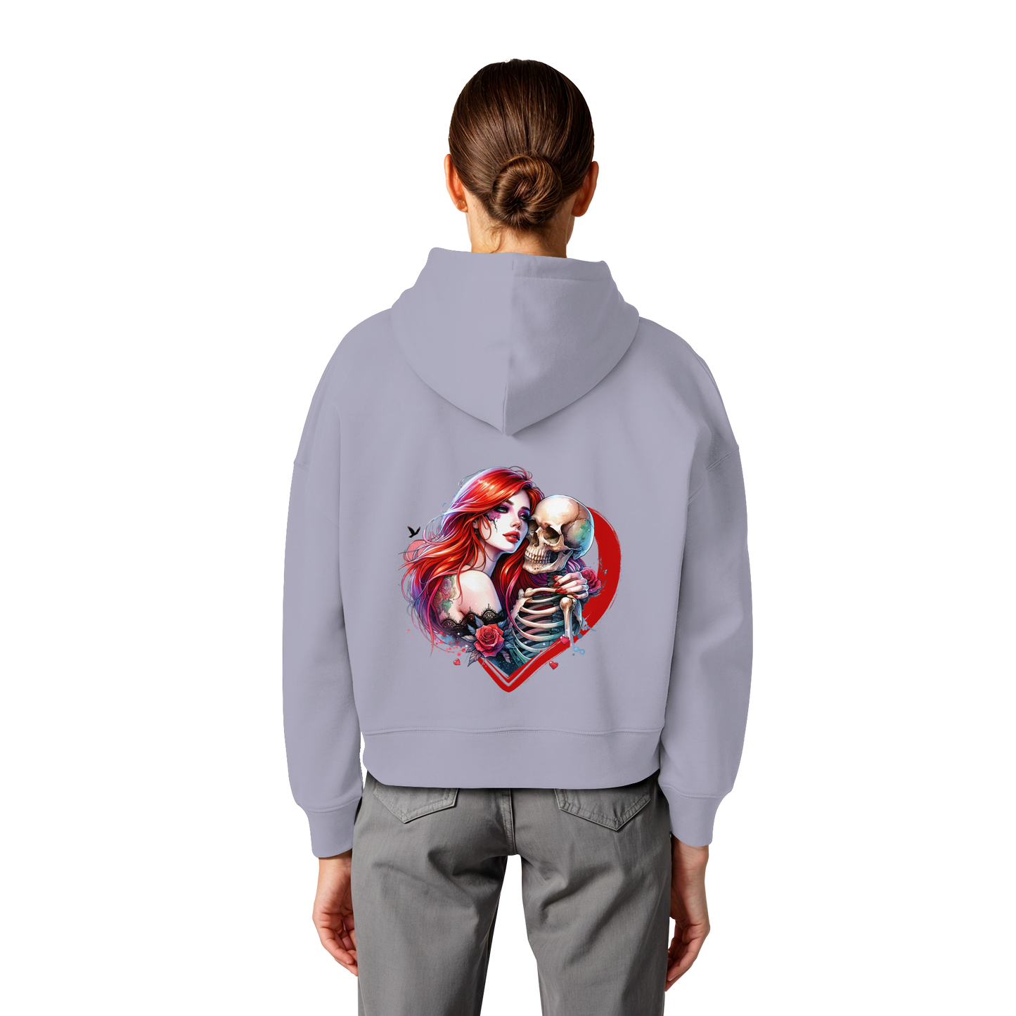 Forever Love - Womens Organic Boxcut Hoodie