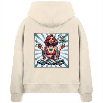 Rebel Rich - Womens Organic Boxcut Hoodie