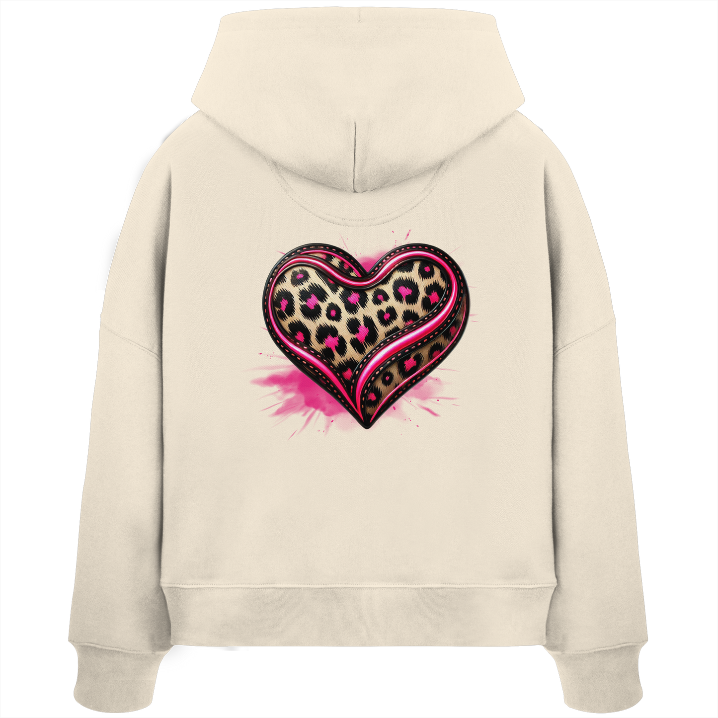 Wild Heart - Womens Organic Boxcut Hoodie