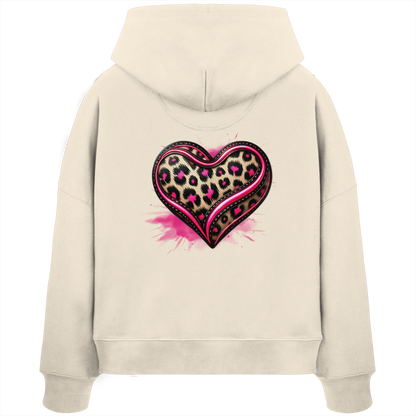 Wild Heart - Womens Organic Boxcut Hoodie