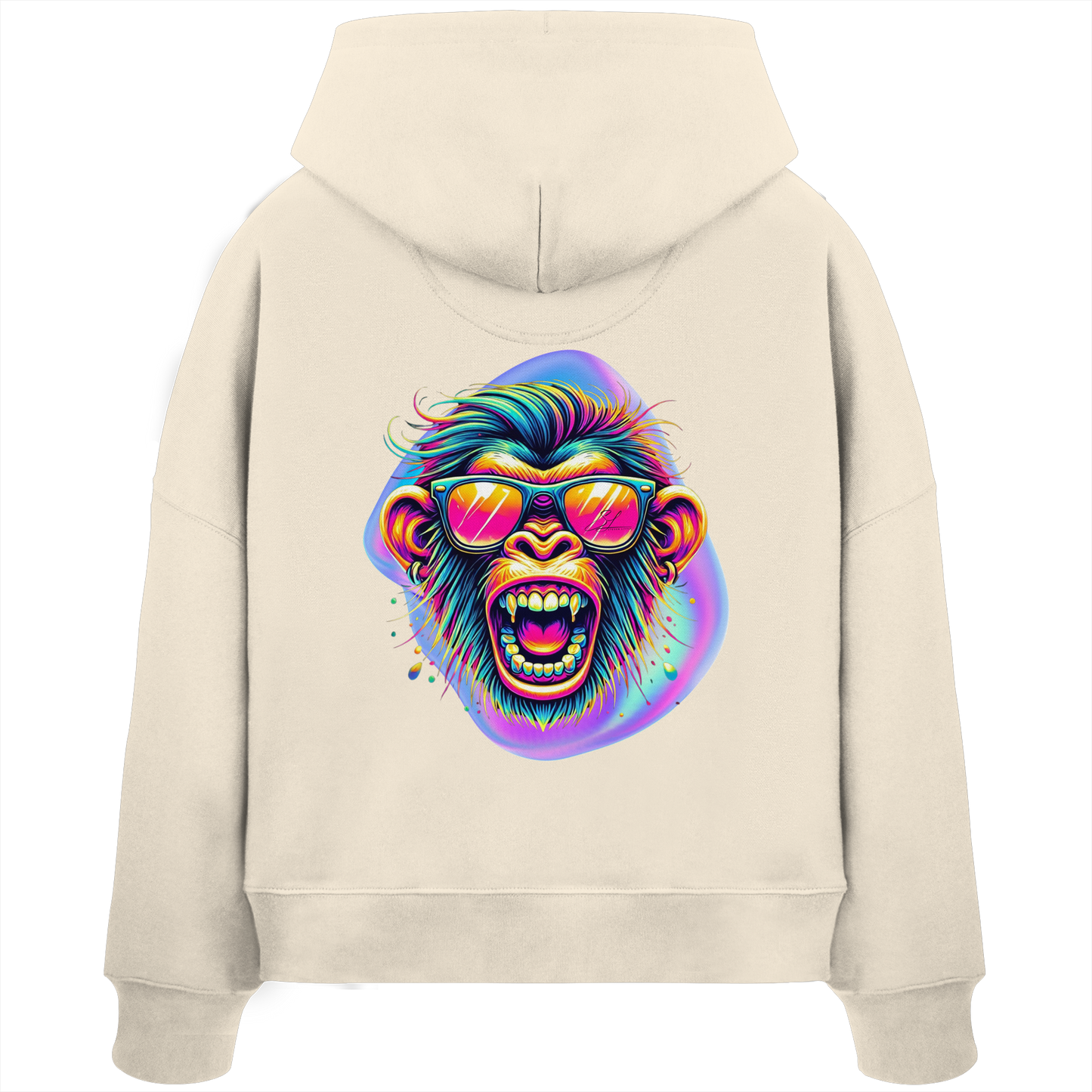 Crazy Chimp - Womens Organic Boxcut Hoodie