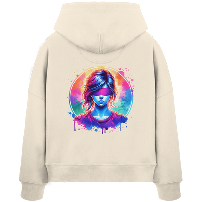 Mystic Vision - Sweat à capuche Boxcut bio pour femme
