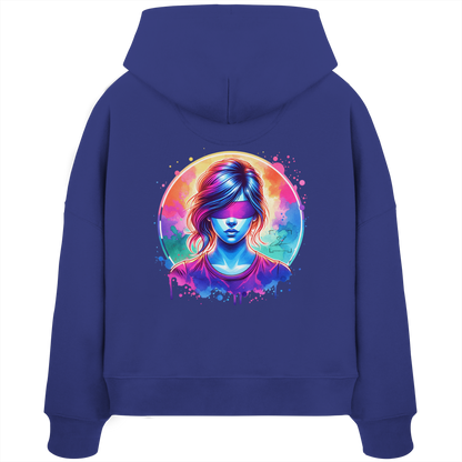 Mystic Vision - Sweat à capuche Boxcut bio pour femme