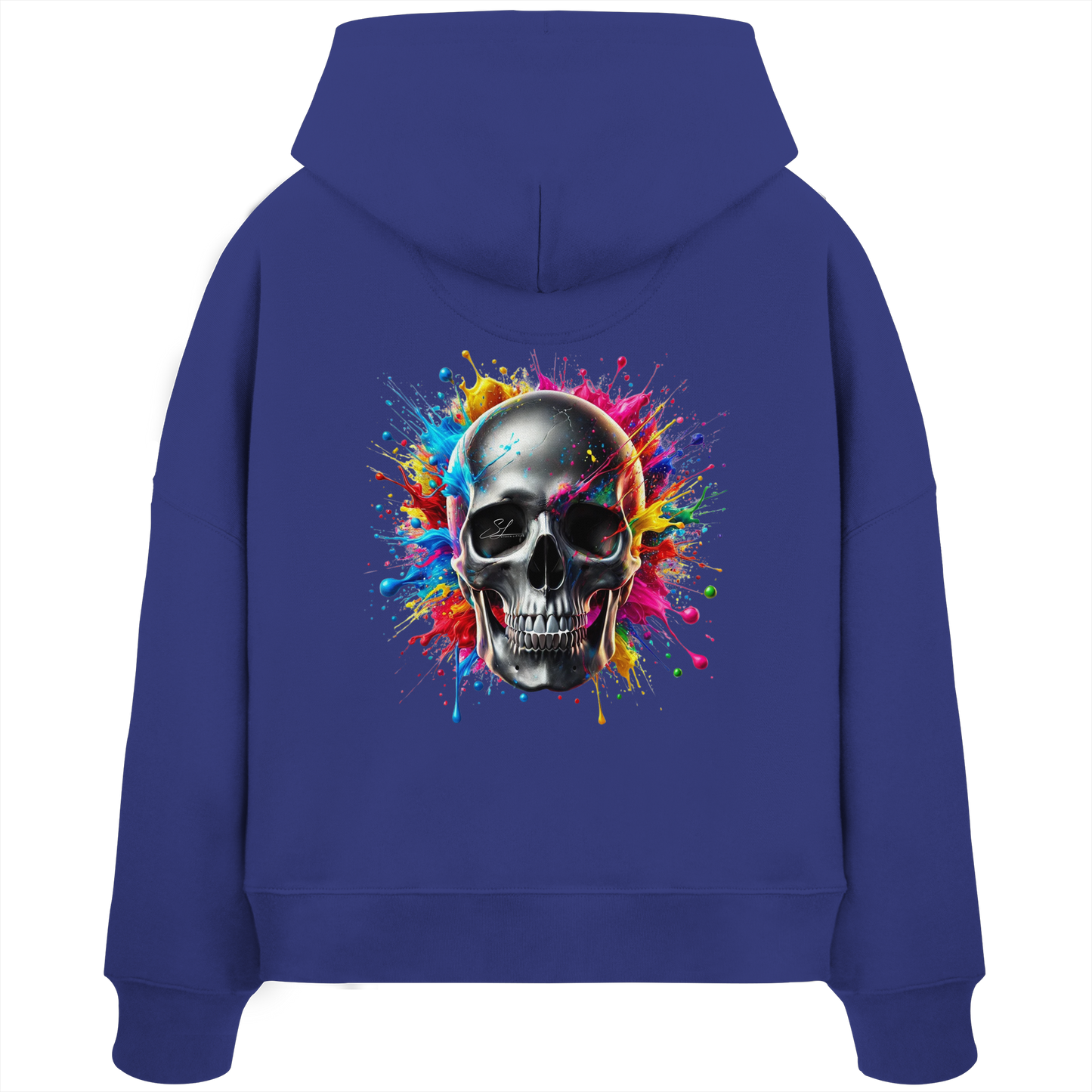 Explosion of Life - Womens Organic Boxcut Hoodie
