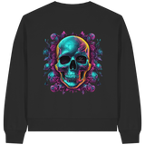 Sweat-shirt bio Boxcut pour femme Motif crâne galactique