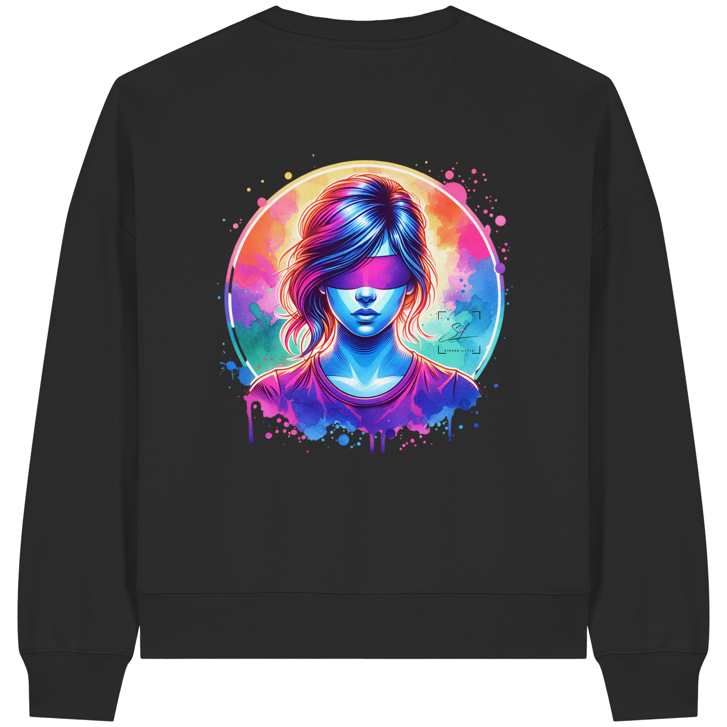 Mystic Vision - Womens Organic Boxcut Sweatshirt