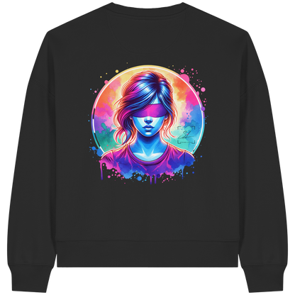 Mystic Vision - Womens Organic Boxcut Sweatshirt