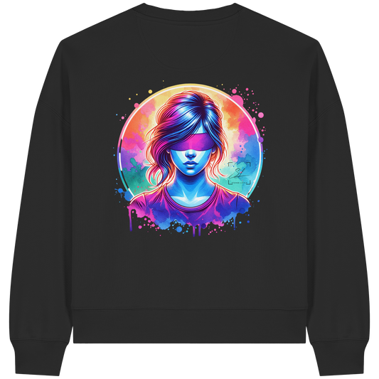 Mystic Vision - Womens Organic Boxcut Sweatshirt