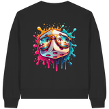 Sunset Vibes Dice - Womens Organic Boxcut Sweatshirt