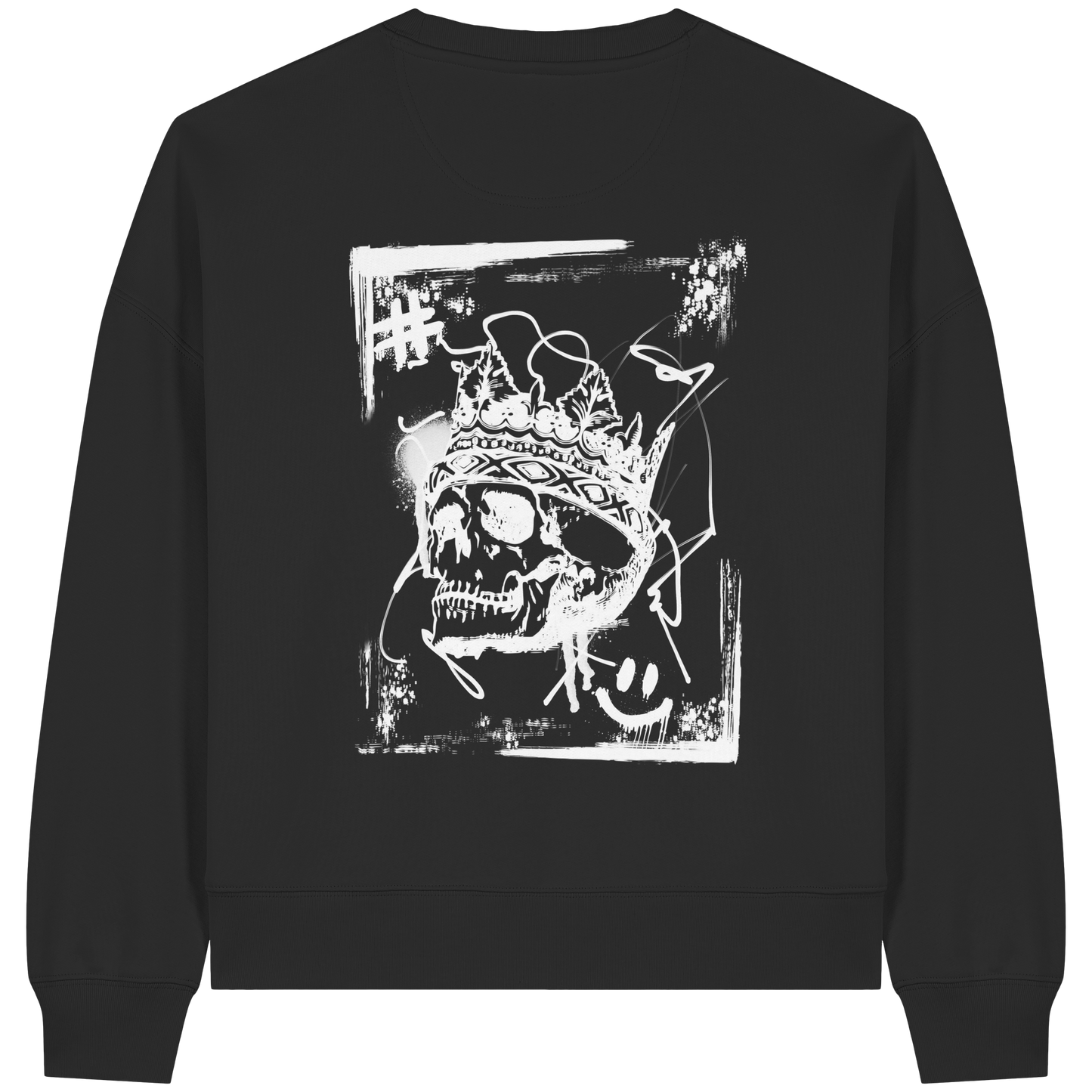 Monarch of Darkness - Womens Organic Boxcut Sweatshirt