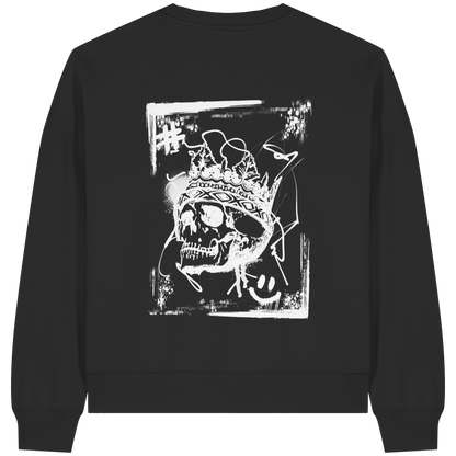 Monarch of Darkness - Womens Organic Boxcut Sweatshirt