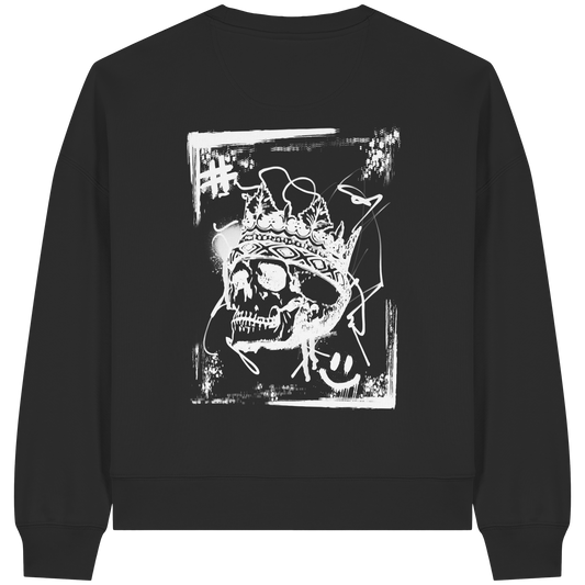 Monarch of Darkness - Womens Organic Boxcut Sweatshirt