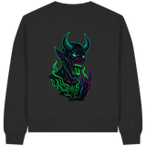 Neon Hellfire - Womens Organic Boxcut Sweatshirt
