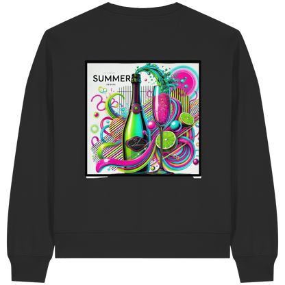 Neon Fresh - Womens Organic Boxcut Sweatshirt