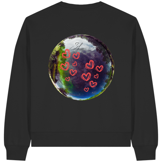 Love our World - Womens Organic Boxcut Sweatshirt