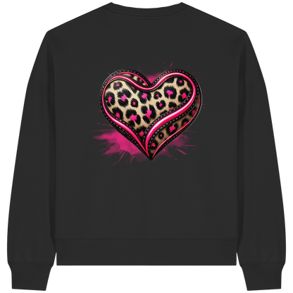 Wild Heart - Womens Organic Boxcut Sweatshirt