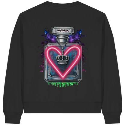 Temptation - Womens Organic Boxcut Sweatshirt