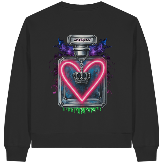 Temptation - Womens Organic Boxcut Sweatshirt