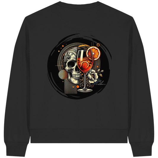 Spirit of the night - Womens Organic Boxcut Sweatshirt