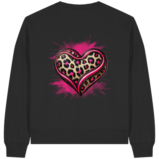 Wild Heart - Womens Organic Boxcut Sweatshirt