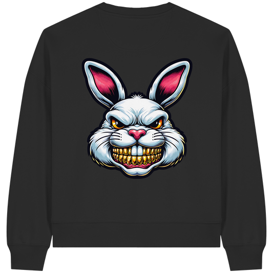 Tooth Bunny - Womens Organic Boxcut Sweatshirt