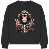 Sweat-shirt bio Boxcut pour femme Jungle Ink Monkey