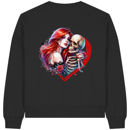 Forever Love - Womens Organic Boxcut Sweatshirt